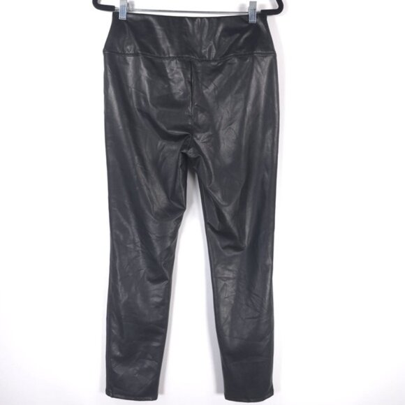 Soft Surroundings Faux Leather Pull on Leggings Pants 2FT97 SMALL - Picture 3 of 8